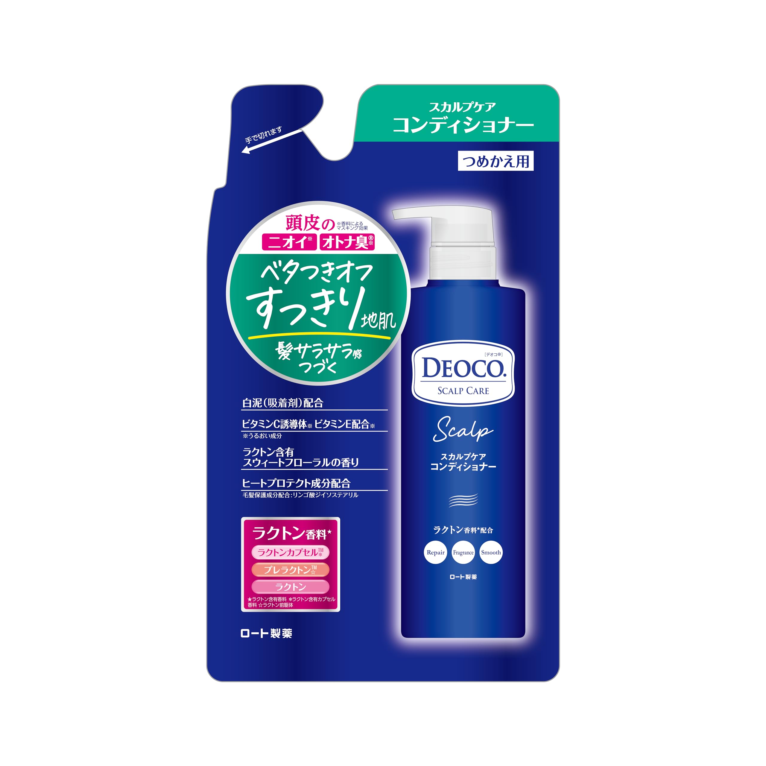 

Deoco Scalp Care Conditioner Sweet Floral Scent Refill, 370g,