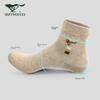 SEPTWOLVES Men's Socks, 100% Pure Cotton Socks, Breathable Casual Mid-Calf Socks, Yarn Style, 6 Pairs Per Pack