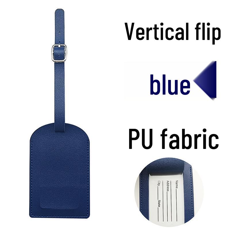 

Идентификационная бирка для багажа - Защита от потери, украшение чемодана и бирка для деловой информации темно-синий