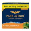 Park Avenue Premium Men’s Soaps Good Morning 125g X 4N Hydrating Bath Soap Moisturizing Fragrance