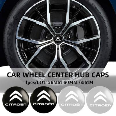 Emblem Sticker Car Wheel Hub Center Cover Caps Badge Sticker For Citroen C1 C2 C4 C5 C3 C4L C8 Berlingo Xsara Picasso Accessorie