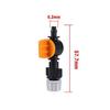 13 Types of Grey Adjustable Misting Nozzle Kits 4/7mm Hose Automatic Cooling Watering Irrigation System Portable Fogging Sprayer