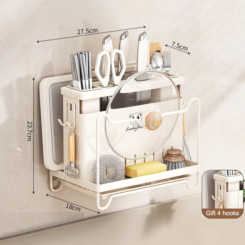 

Держатель для ножей Многофункциональная подставка для ножей с подставкой для разделочной доски Подставка для хранения ножей Подставка для сушки посуды Подставка для палочек для еды Кухня