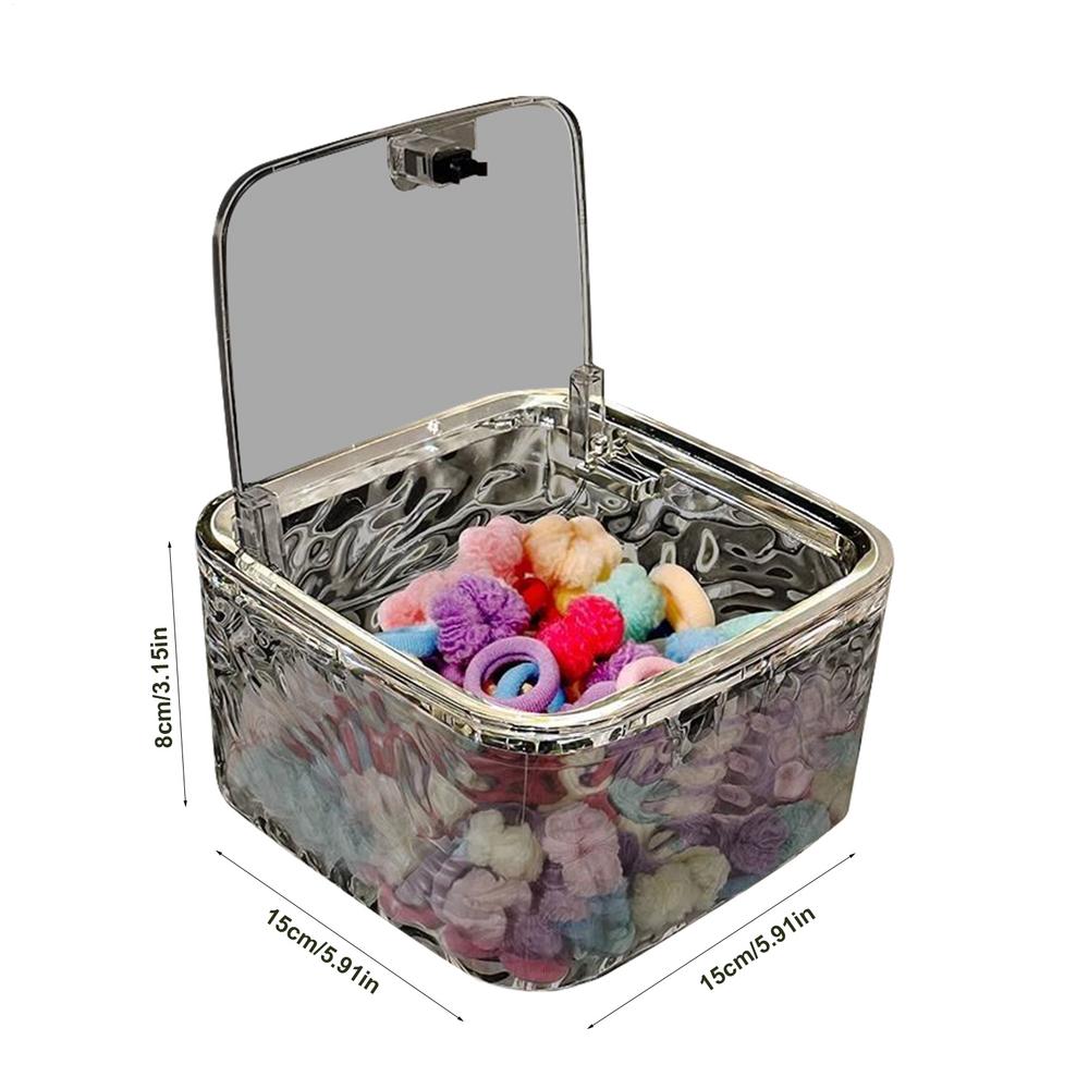 Storage Box Organizer Boxes Bathroom Accessories Jewelry Makeup Stationery for Headband, Bows, Cotton Swab Organization
