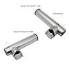 Boat Fishing Rod Holder Clamp Stainless Steel Adjustable Rail Fishing Rod Holder Clamp On Rail Mount 19mm-25mm/22mm-32mm