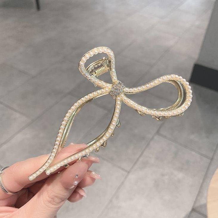 Alloy Womens Back-of-Head Grabber Large High-End Hair Claw Clip Summer 2026 Shark Clip Headpiece Japan and Korean Style
