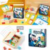 Wooden Space Cube Educational Toy For Elementary Students With Grid Observation For Math Learning