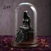 3D Printed Gothic Sculpture Reaper Goddess Figurine Ornaments, Dark Style Sculpture, Abstract Art Faceless Statue for Desktop Bookshelf Decor Durable