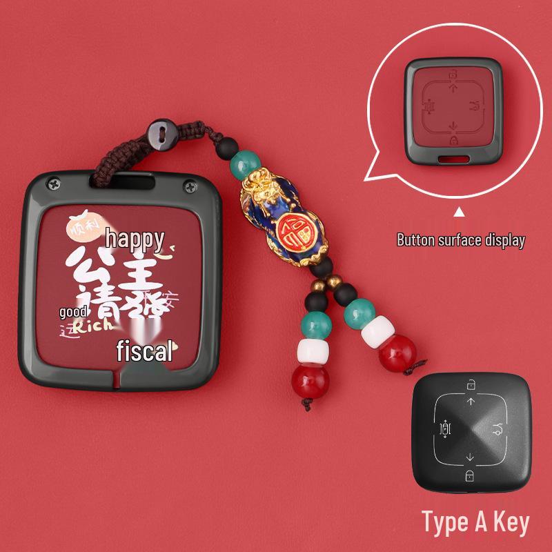 ZEEKR 001 Bluetooth Smart Key Case Shell with Card Holder