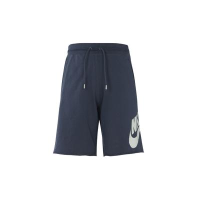 Large Logo Print Breathable Drawstring Sports Casual Shorts Men Bottoms Blue AT5268-471