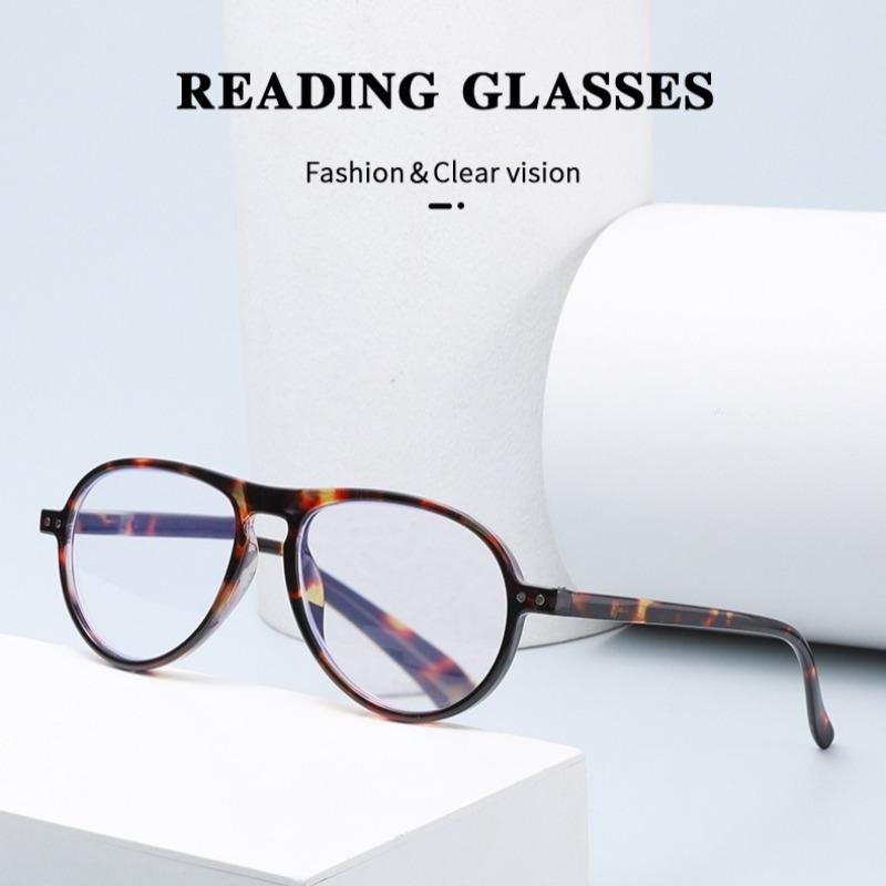 +1.0 ~+4.0 New Style Floral Reading Glasses Anti Blue Light Function Spring Eyeglass Legs HD Glasses for The Elderly