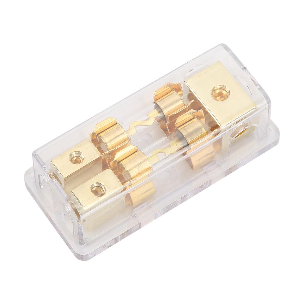 Strömfördelningsblock 60A 1 in 2 ut Ljudsplitter Säkringshållare för Bil Husbil Solcellssystem