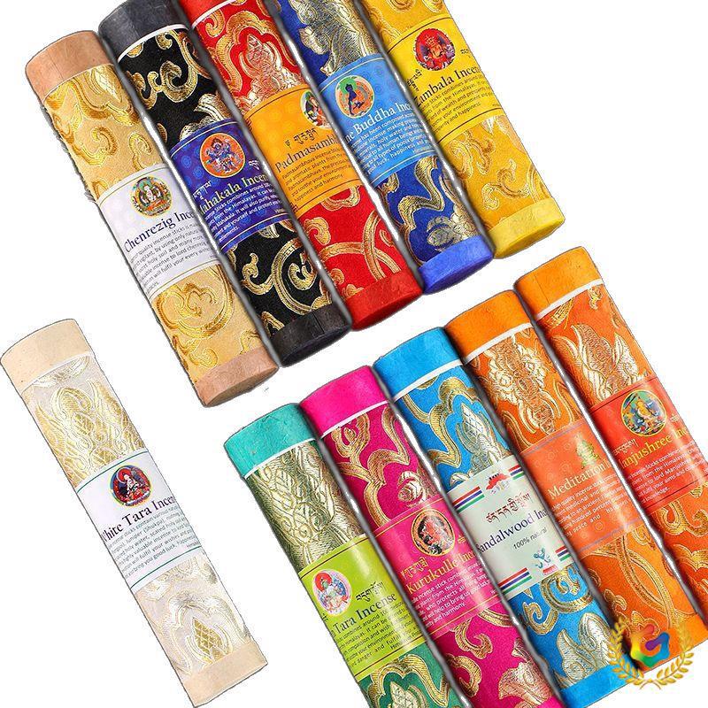 Green Tara Tibetan Incense - Natural Plant Scent for Indoor Offering and Buddha Practice