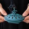 Hollow Lid Hollow Incense Burner Zinc Alloy Fragrance Censer Retro Desktop Aromatherapy  Home