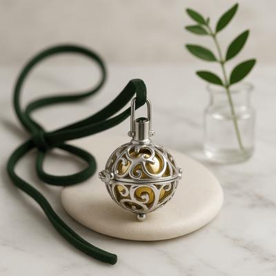 Engelsglocken-Anhänger aus Sterlingsilber 23 mm