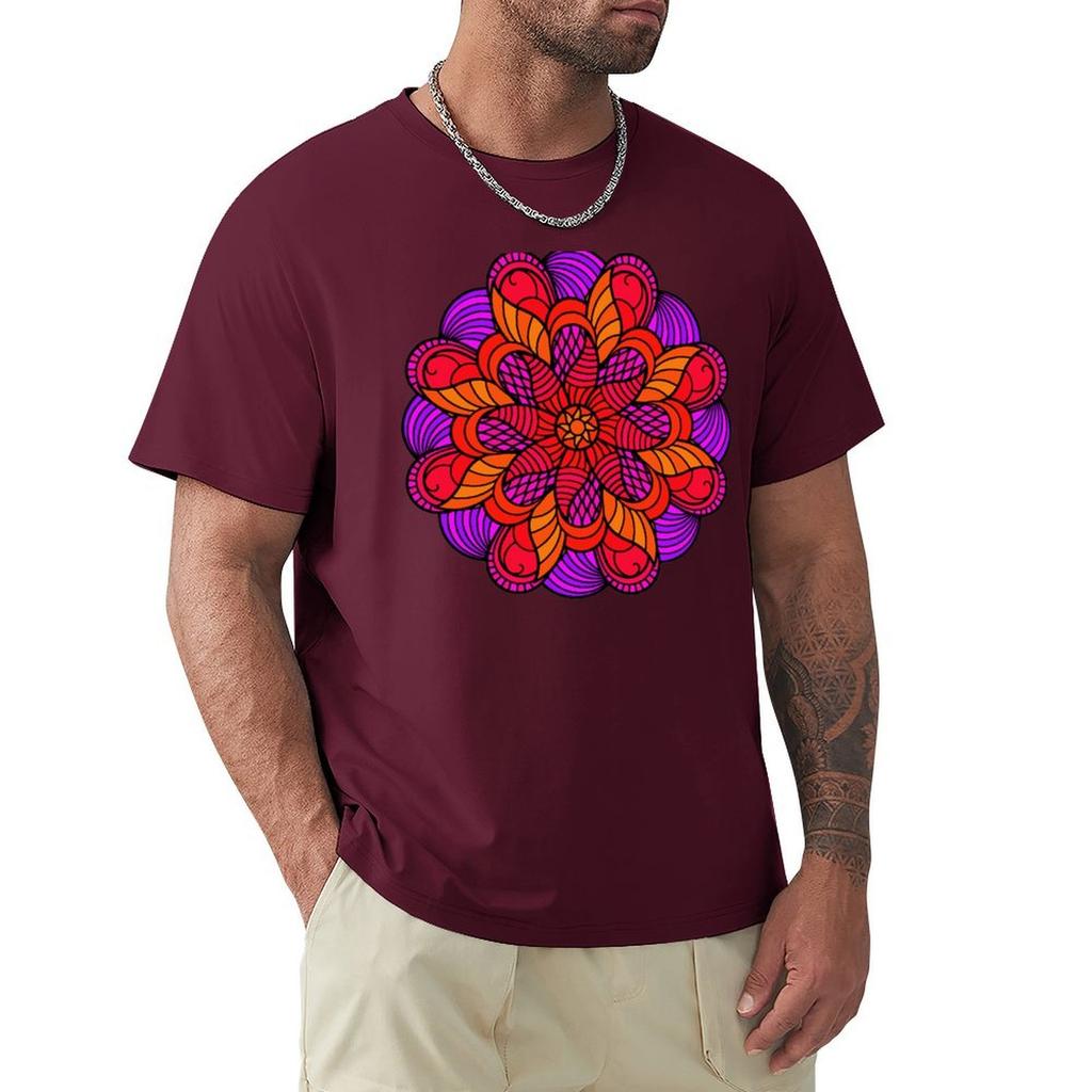 Mandala 16 T-Shirt Graphic Tee Shirt Sports Fans Anime Stuff Mens T Shirt