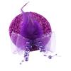 1Pc Headwear Hair Accessories Fascinator Hat Feather Flower Girl Pearl Beaded Decor Hair Clips Children's