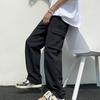 Heren Cargo Broeken Effen Kleur Hip-hop Stijl Los Patroon Meerdere Zakken Elastische Taille Heren Broeken Dagelijkse Kleding