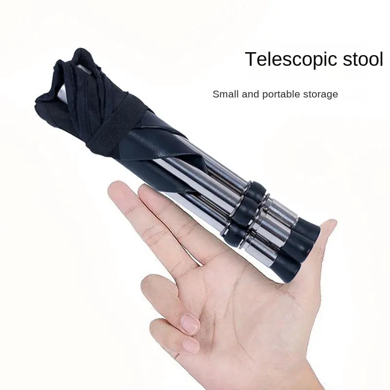 

Выдвижной складной стул из нержавеющей стали, складной стул для улицы, портативный табурет для рыбалки, табурет для кемпинга, кемпинговый Мазар