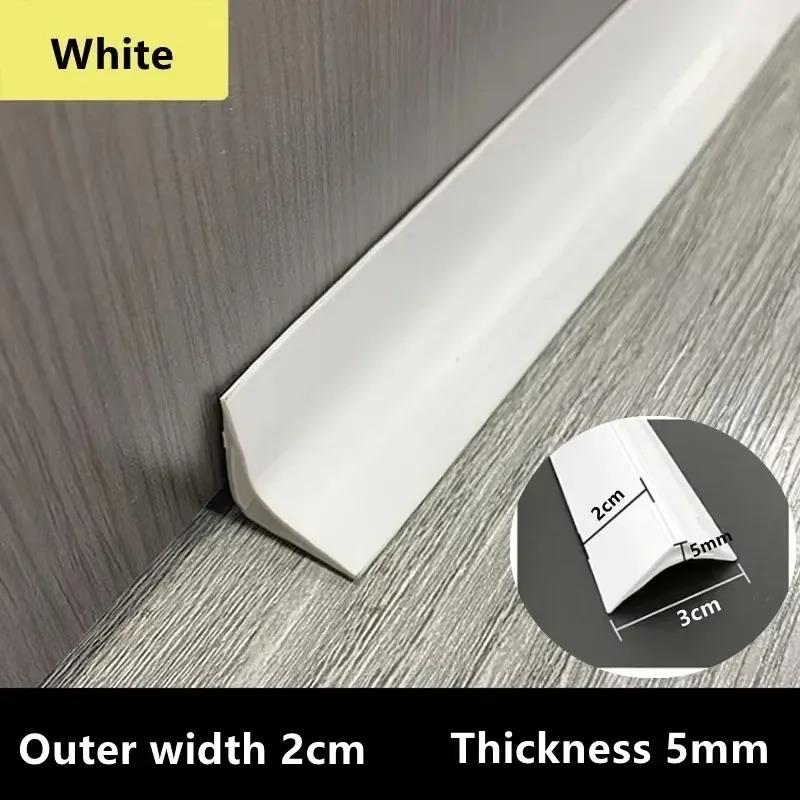 1PC 1m/39.37inch Self-adhesive Wall Corner Skirting Line Molding Ceiling Internal Strip Edge Trim Strip Home Decorative Supply