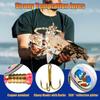 24-Piece Fishing Spinner Lure Set With Feather Blades Rotating Metal Spinners Bass Pike Trout