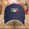 Italy Flag Embroidery Baseball Cap Polyester Adjustable Outdoor Sports Fashion Hat Unisex