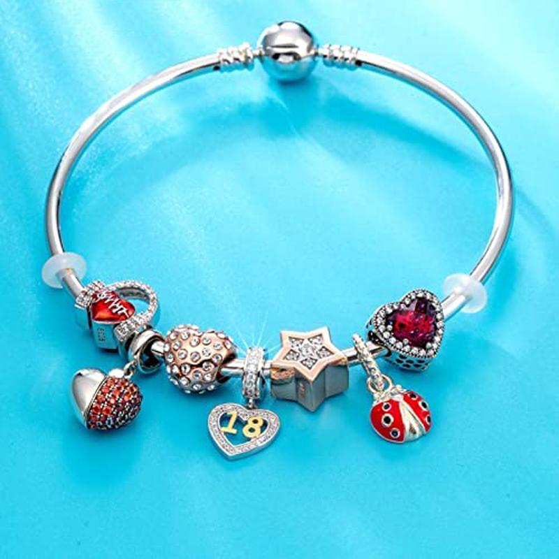 New Birthday Surprise Gift Cake Charm Fit Original Bracelet Accessorycopper Diy Women Jewelry Gift Pendant Amulet