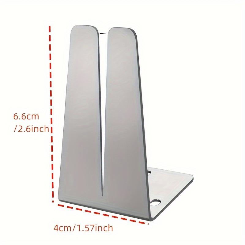 Silvery Gray Stainless Steel Zipper Clamp Tool - Easy-to-insert Slider Guide For Zipper Repair And Installation