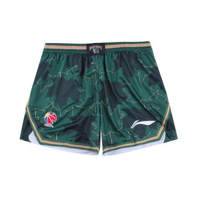 Li Ning Σειρά CBA Αθλητικά Casual Ανταγωνισμός Ελαστικό Λογότυπο Χρωματικό Μπλοκ Τυπωμένο Σορτς Μπάσκετ Κλασική Έκδοση Σεζόν 24-25 Ομάδα Ναντζίνγκ AAPU501-1