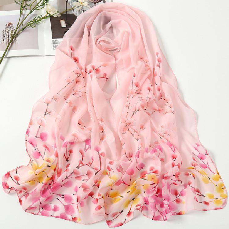 Spring/Summer New Women'S Silk Scarf 50 * 160cm Simulated Silk Twill Square Scarf Fashion Printed Large Square Scarf Professional Scarf