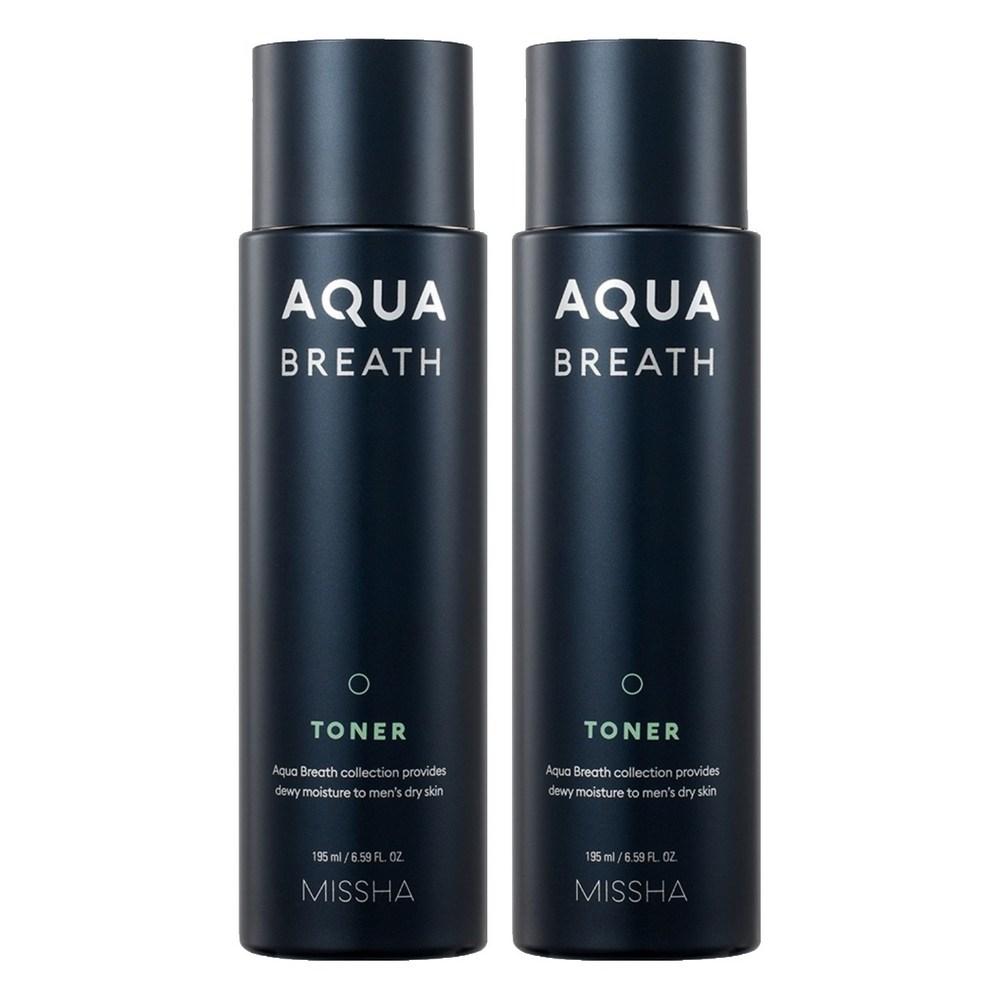 Missha For Men Aqua Breath Toner 2 pcs 195ml