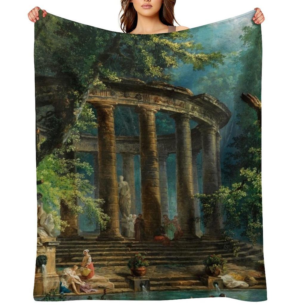 The Bathing Pool Throw Blanket for Winter Sofa Quilt Decorative Beds Thins Blankets