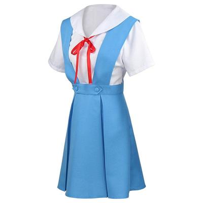 Halloween Japonský Anime Evangelion Women Cosplay Asuka Langley Soryu Tokyo Ayanami Rei kostým školní uniforma