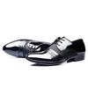 Men Dress Shoes Fashion Leather Business Flat Shoes Breathable Formal Office Working Shoes