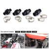 New Black Water Temperature Gauge Radiator Temperature Water Temperature Connector Pipe Sensor 16MM 18MM 20MM 22MM Hose Adapter