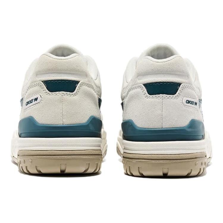 Saucony CROSS 90 PU Abrasion Resistant Slip Resistant Low top Skateboard Shoes Unisex White Green S79035-8