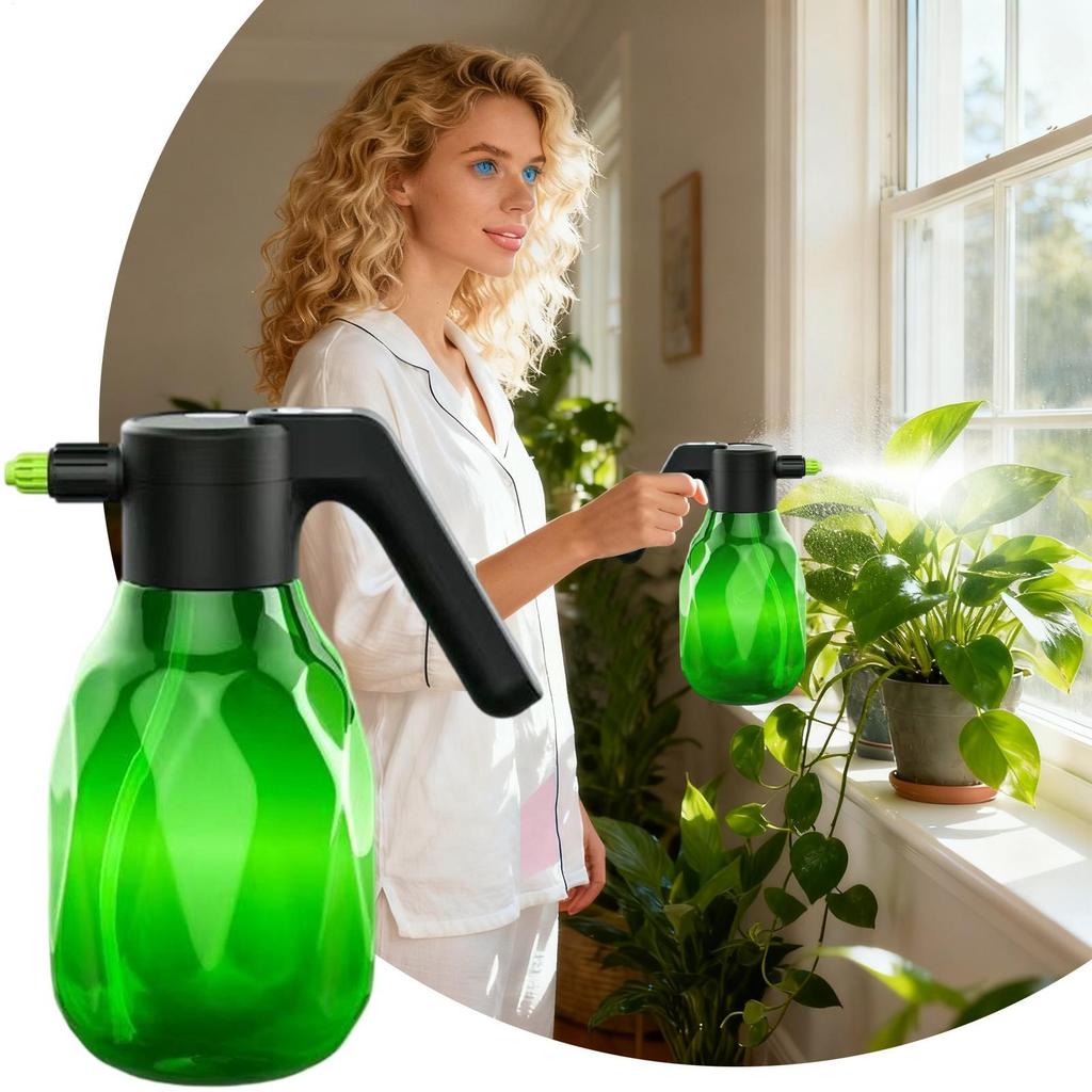 Electric Watering Kettle 2L Portable Electric Spray Bottle Charging Adjustable Sprinkler Cleaning Disinfecting Sprayer Gardening
