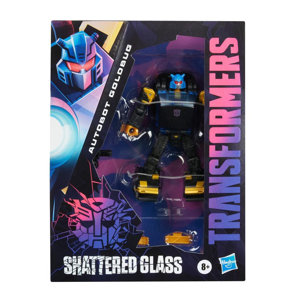 Transformers Generations 2022 Shattered Glass Collection Deluxe Class Goldbug TRANSFORMERS GENERATIONS SHATTERED GLASS COLLECTION Deluxe Class GOLDBUG