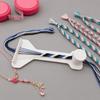 3D Printed Bracelet Jig, Hand Braiding Tool Bracelet Maker, Parachute Cord Bracelet Jig for Braiding Bracelets Wristbands Necklaces DIY Craft