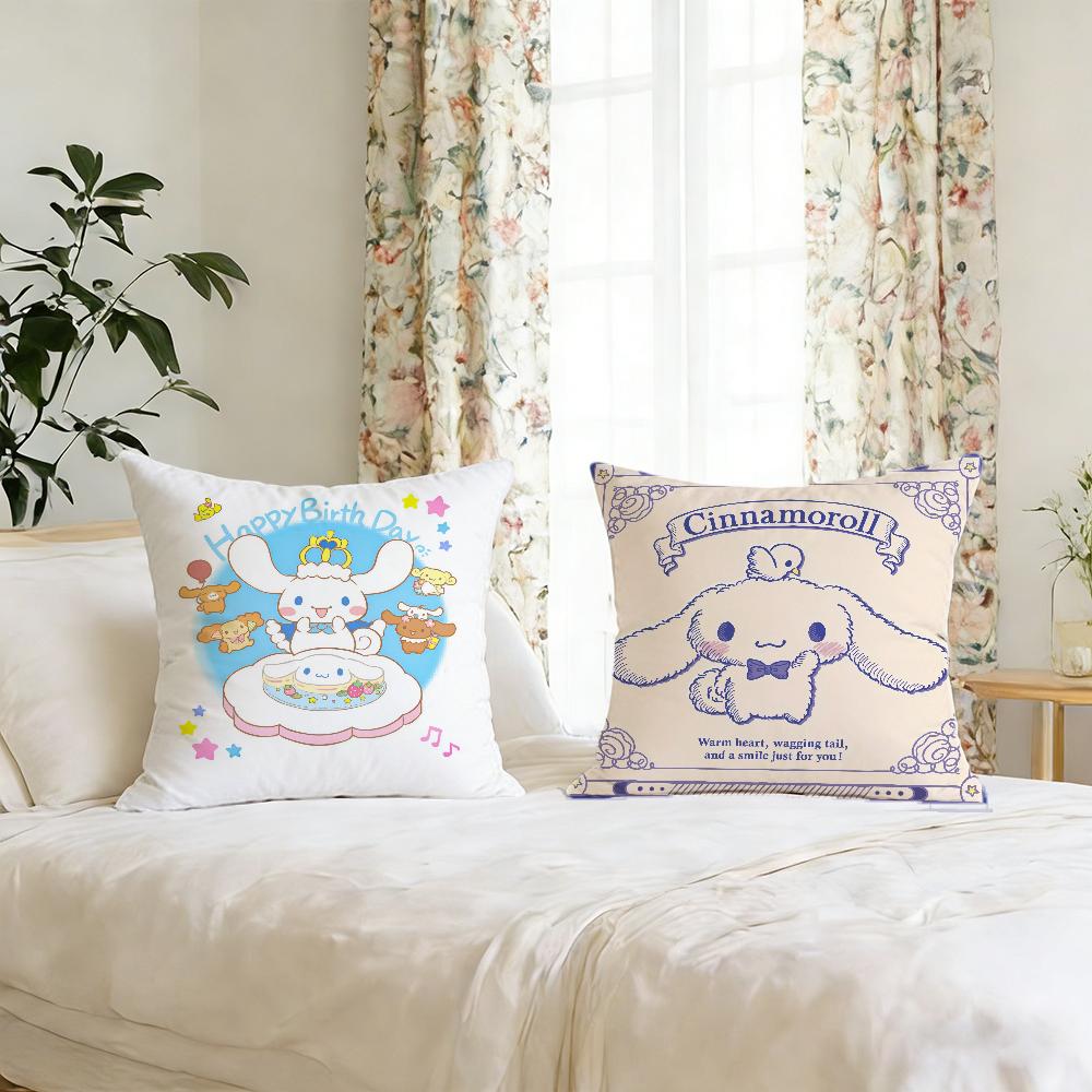 C-Cinnamoroll-L Cartoon Cushion Cover For Pillow Printing Sofa Decoration Home Car Room Coffee Shop Office Nordic Simplicity