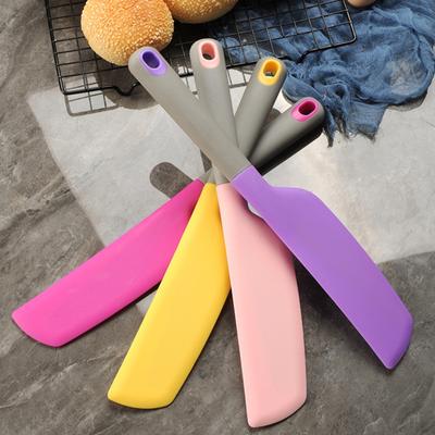 Silikon-Schaberspatel zum Backen, Kochen, Sahnemixer in Lebensmittelqualität, Buttermixer, Salatrührer, multifunktionales Küchenwerkzeug für die Heimbäckerei