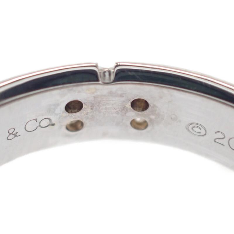 TIFFANY&Co.  #16(JP Size) Ring K18 White Gold Women