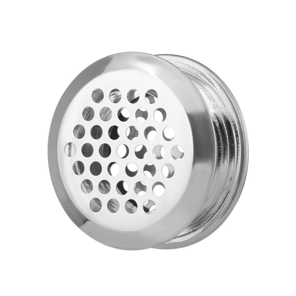

Furniture Hardware Wardrobe Accessories Louver Ornaments Double Sided Vent Hole Air Vent Decor Ventilator Grille Vents Cover срібний