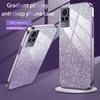 Для VIVO V21 Роскошный гальванизированный блестящий чехол для телефона Для Vivo V21E 4G Y73 4G Чехол противоударный Прозрачный Мягкий Защитный чехол для задней панели