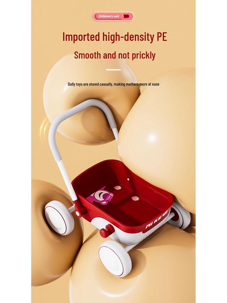 Multifunctionele Baby Loopwagen Kinderwagen voor 1-2 Jarigen - Peuter Hand Duw Speelgoed Auto Verjaardagscadeau