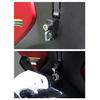 Kijima Bike Parts Helmet Lock Holder Steel Tricity Black Anti-Theft ('14-'22) 303-1555