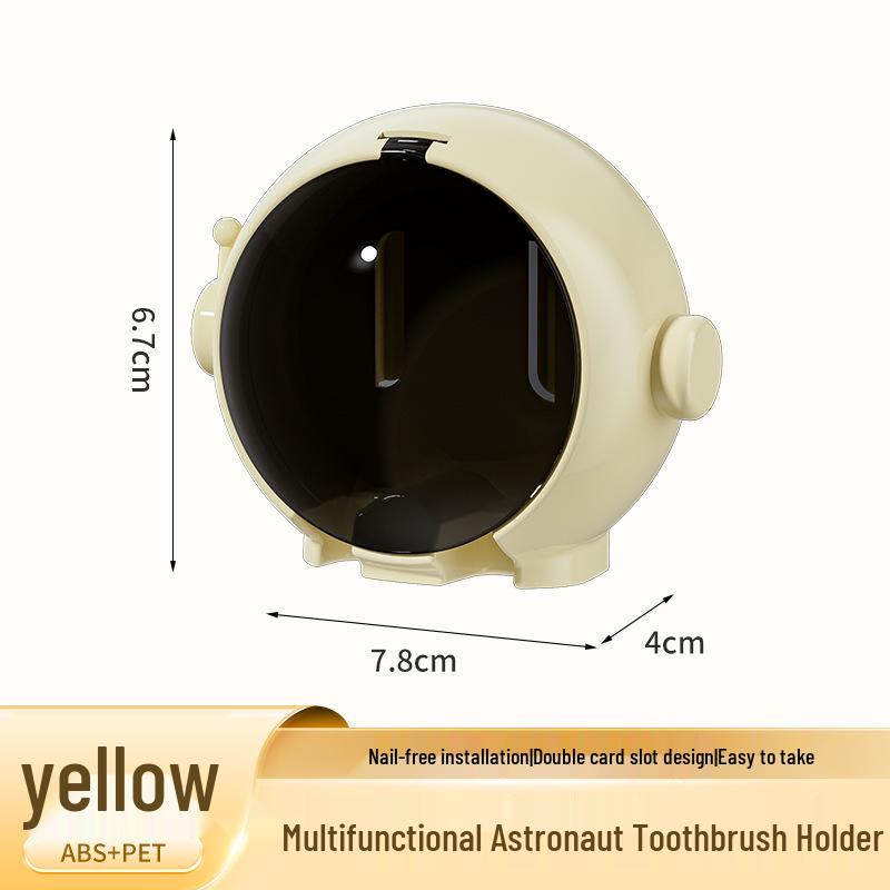 Wall-Mounted Punch-Free Kids & Couples Cartoon Toothbrush Holder