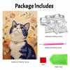 Animal Series Pearl Painting Elegant Cat Diy Handmade 5D Highvalue Hanging Living Room Decoration Painting