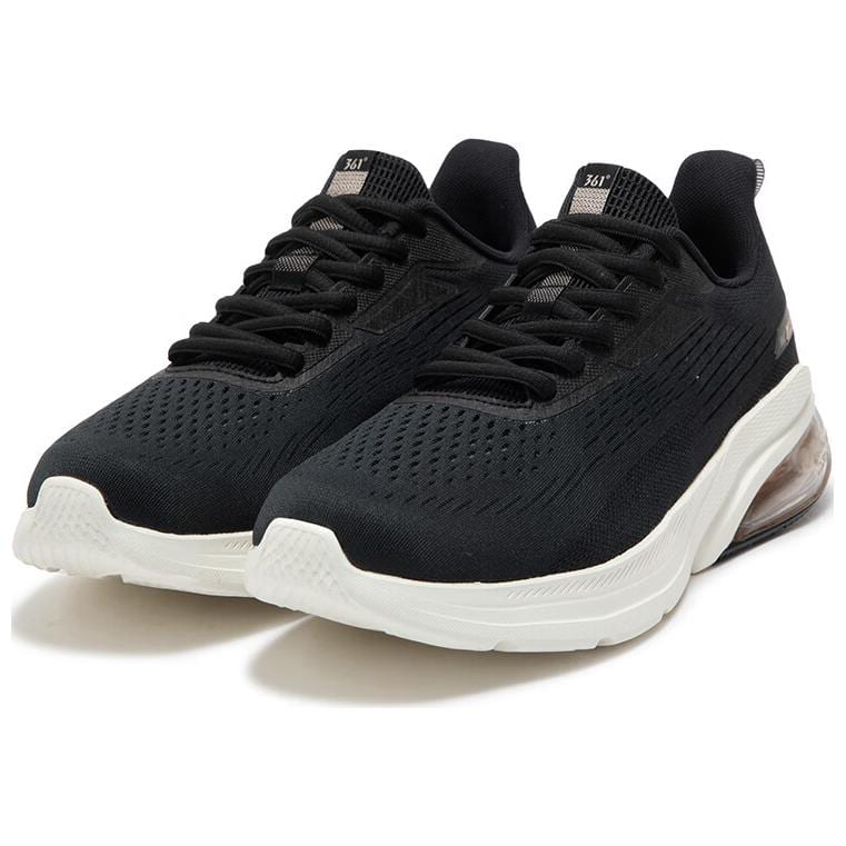 361 Abrasion Resistant Breathable Slip Resistant Low top Running Shoes Women's Black 582422220 /