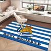 1PC rug Crown And Soccer Ball Sociedad Carpet, Chair Rug,Area Rug for Office Bedroom living rooms bedroom, Doormat decor Christmas fan gifts